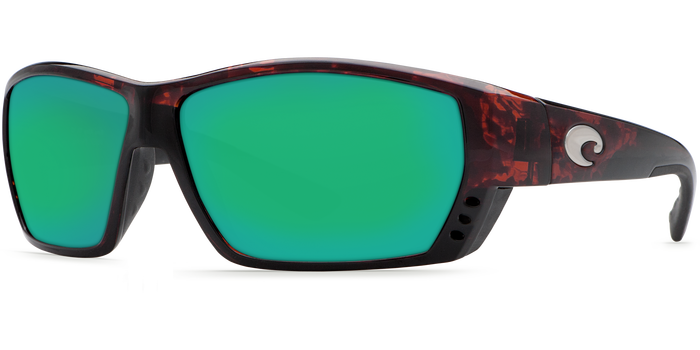 Costa Tuna Alley Sunglasses Tortoise Green Mirror 580G REAL