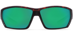 Costa Tuna Alley Sunglasses-Tortoise/Green Mirror 580G