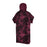 Mystic Allover Poncho-Oxblood Red