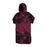 Mystic Allover Poncho-Oxblood Red