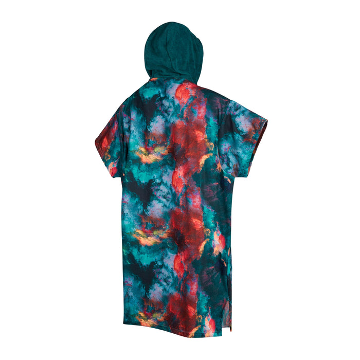 Mystic Allover Poncho-Teal