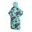 Mystic Allover Poncho-Black/Mint