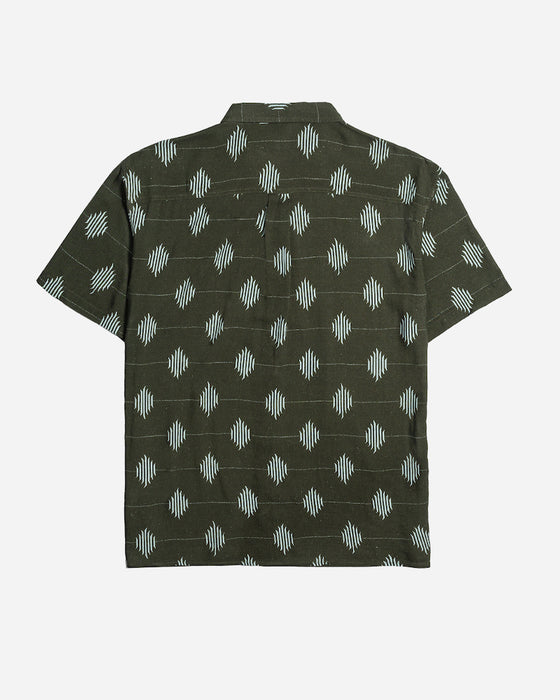Lost Sumatra S/S Shirt-Dark Green