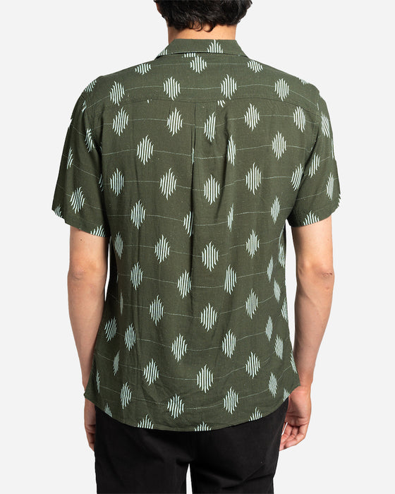 Lost Sumatra S/S Shirt-Dark Green