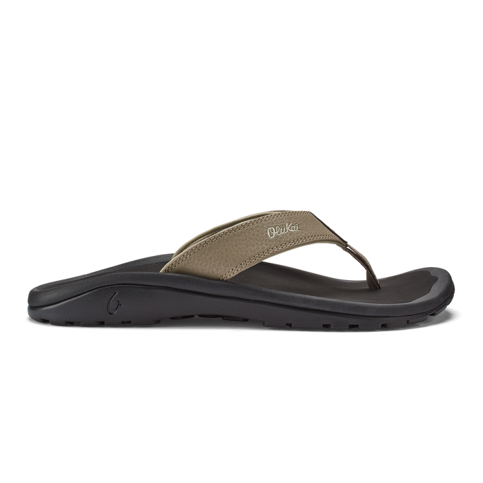 Dark Wood Ohana Koa Flip Flop Olukai Ohana Sandal-Clay/Onyx — REAL