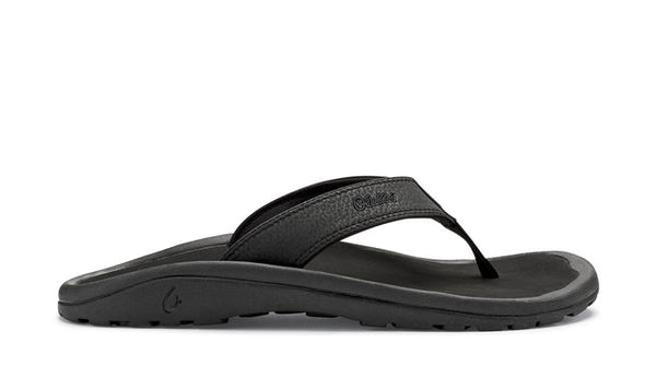 Olukai Ohana Sandal-Black/Black — REAL Watersports