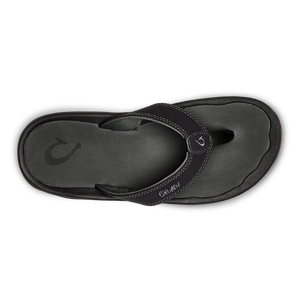 Olukai Ohana Sandal-Black/Dk Shadow