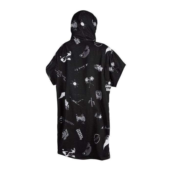 Mystic Allover Poncho-Black Allover