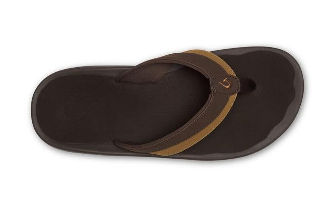 Olukai Ohana Koa Sandal-Dk Wood/Dk Wood