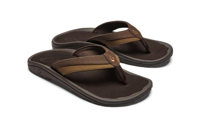Olukai Ohana Koa Sandal-Dk Wood/Dk Wood
