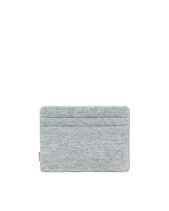 Herschel Charlie RFID Wallet-Light Grey Crosshatch/Grey Rub