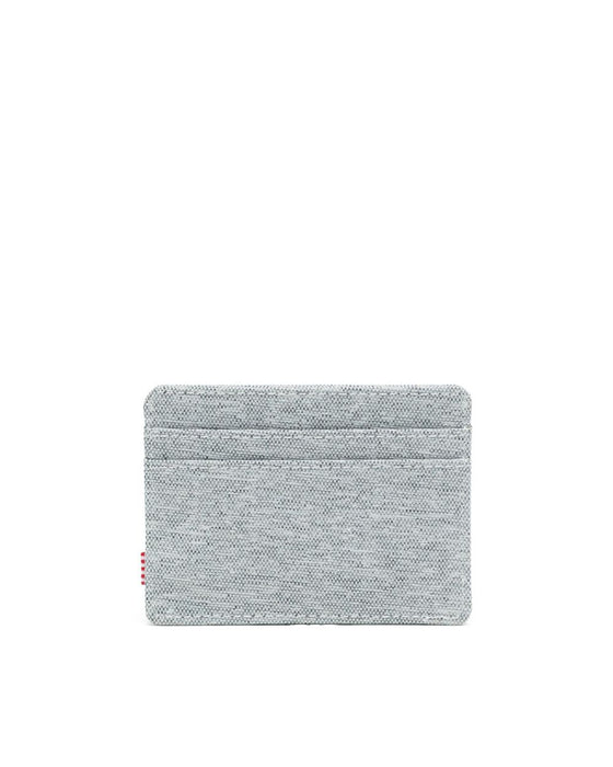 Herschel Charlie RFID Wallet-Light Grey Crosshatch/Grey Rub