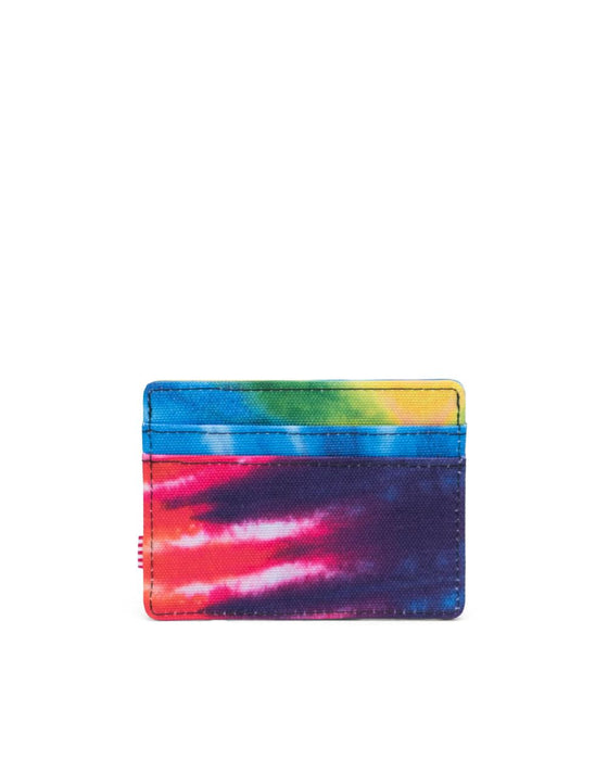 Herschel Charlie Wallet-Rainbow Tie Dye