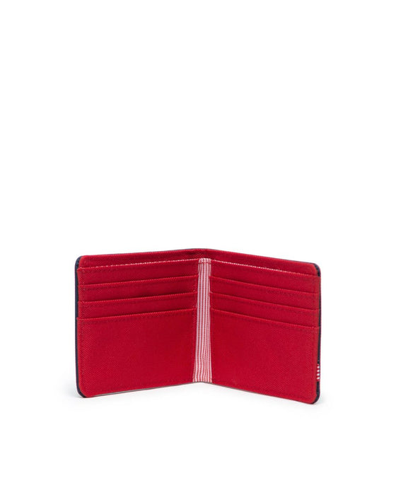 Herschel Roy RFID Wallet-Navy/Red