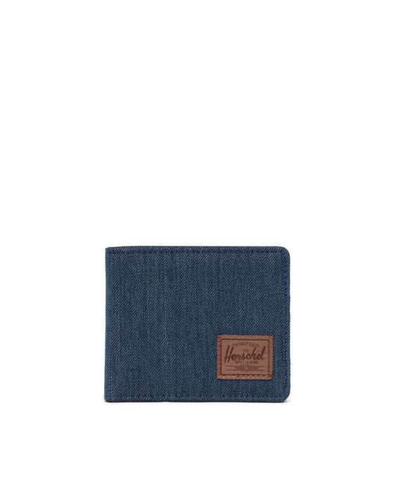 Herschel Roy Wallet-Indigo Crosshatch