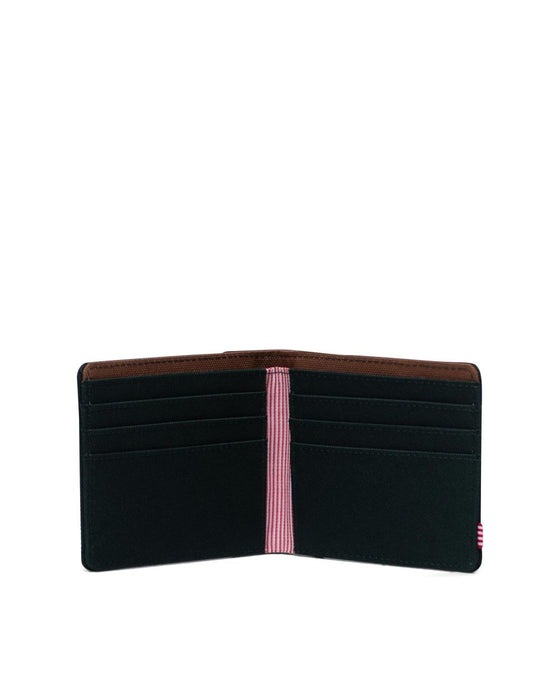Herschel Roy RFID Wallet-Scarab/Black/Saddle