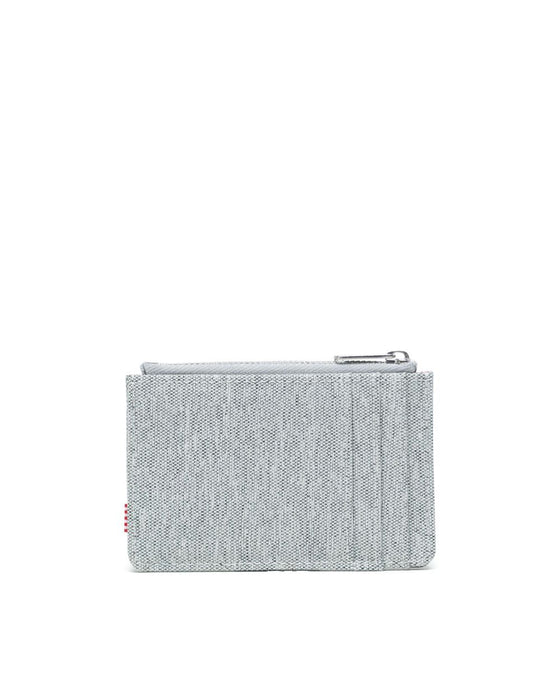 Herschel Oscar Wallet-Light Grey Crosshatch