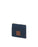 Herschel Oscar Wallet-Indigo Denim Crosshatch/Saddle Brown