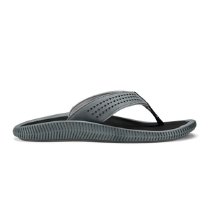 Olukai Ulele Sandal-Dk Shadow/Black