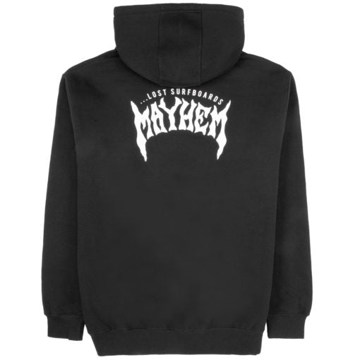 Lost Mayhem Designs Heavy Hooded Sweatshirt-Black