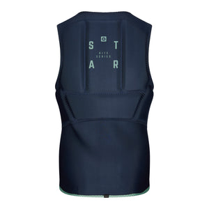 Mystic Wmn's Star Impact Fzip Vest-Night Blue— Alternate View