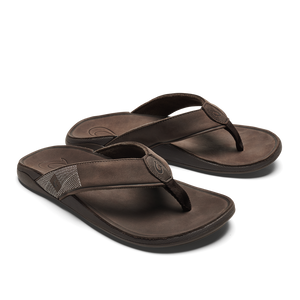 Olukai Tuahine Sandal-Dk Wood/Dk Wood