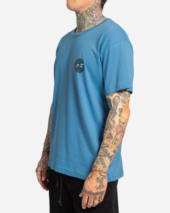 Lost Surfboards Tee-Coastal Blue