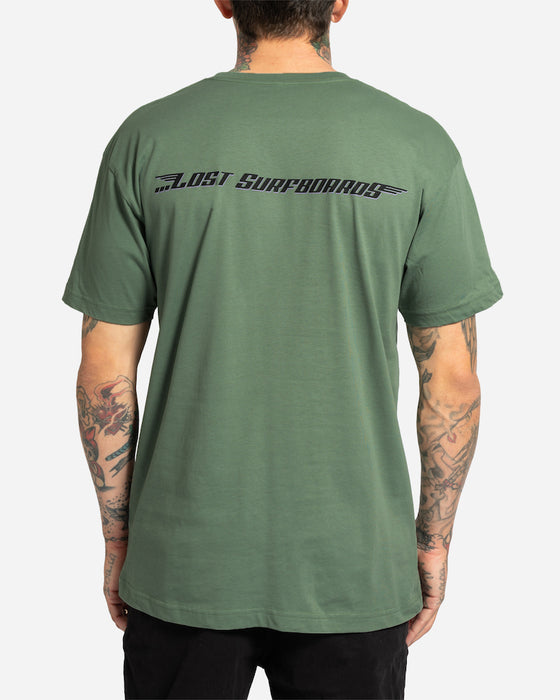 Lost Surfboards Tee-Moss