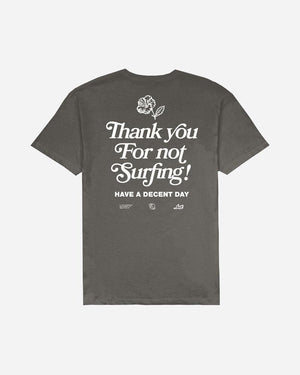 Lost Thank You Vintage Dye Tee-Vintage Black