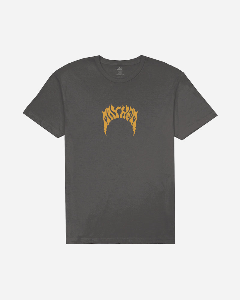 Lost Mayhem Bolts Vintage Dye Tee-Vintage Black