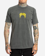 Lost Mayhem Bolts Vintage Dye Tee-Vintage Black