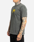 Lost Mayhem Bolts Vintage Dye Tee-Vintage Black