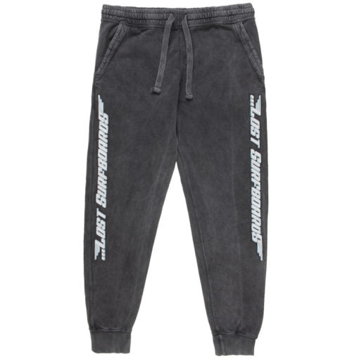 Lost Surfboards Jogger Pants-Vintage Black