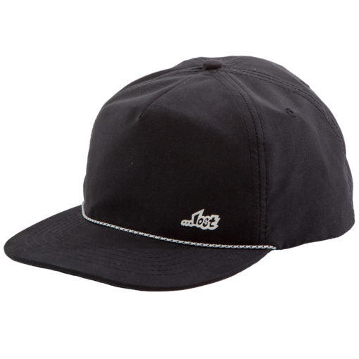 Lost Drifter Snapback Hat-Black