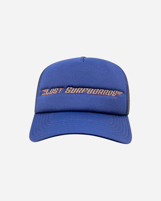 Lost Surfboards Trucker Hat-Navy