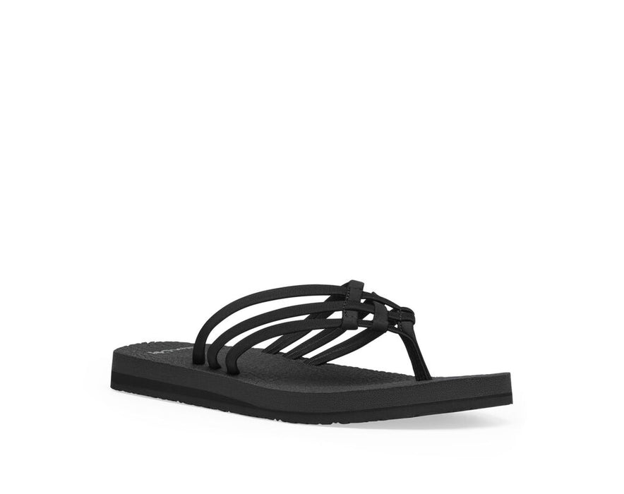 Sanuk Yoga Sandy Sandal-Black