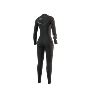 Mystic Dazzled 5/3 Double Front-Zip Wetsuit-Black— Alternate View