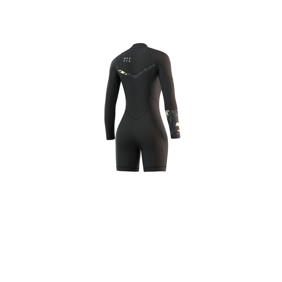 Mystic Dazzled 3/2 L/S Springsuit-Black