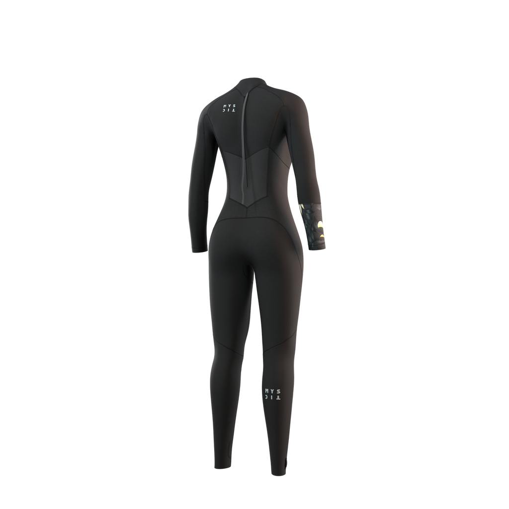 Mystic Dazzled 4/3 Back-Zip Wetsuit-Black
