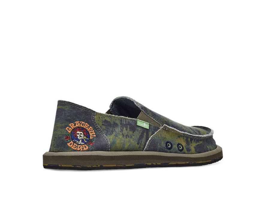 Sanuk Vagabond Grateful Dead Shoe-Green/Navy — REAL Watersports