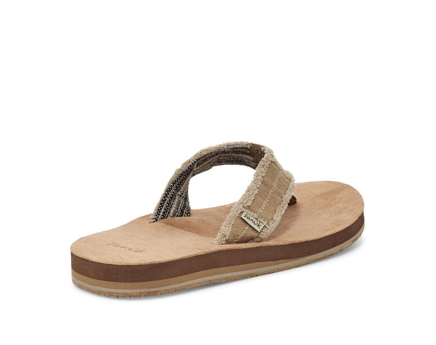 Sanuk Fraid Not ST Sandal-Natural