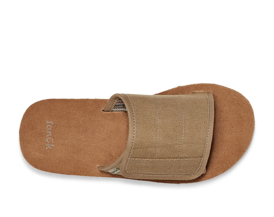 Sanuk Bixby ST Hemp Sandal-Khaki