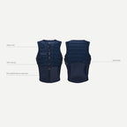 Mystic Majestic Impact Fzip Vest-Black-SM & XS