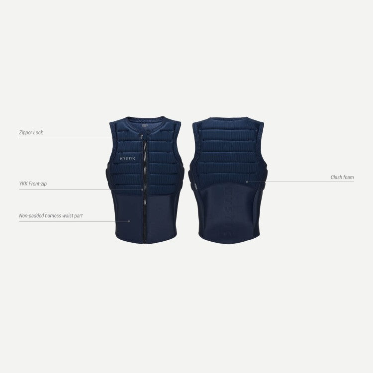 Mystic Majestic Impact Fzip Vest-Black-SM & XS