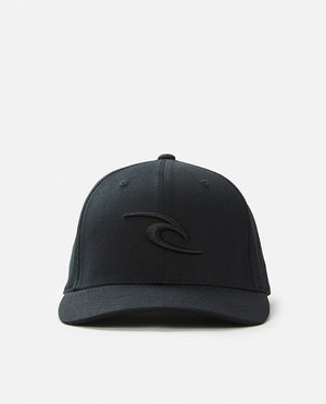 Rip Curl Tepan Flexfit Hat-Black— Alternate View