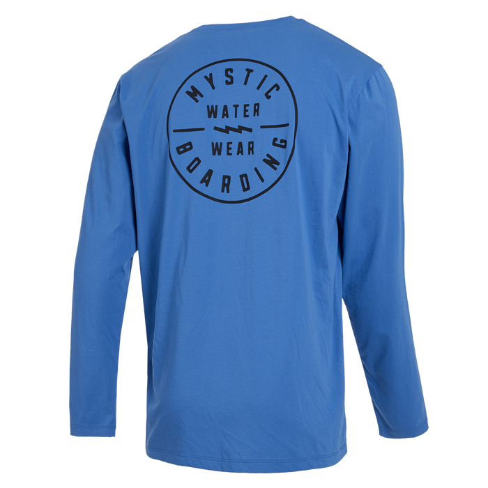 Mystic Boarding L/S Rashguard-Blue Sky