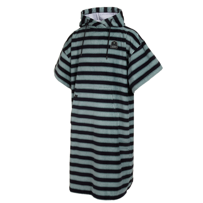 Mystic Poncho Velours AOP Poncho-Grey Blue