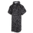 Mystic Poncho Velours AOP Poncho-Black