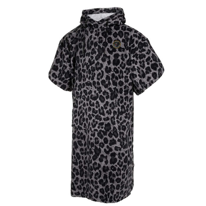 Mystic Poncho Velours AOP Poncho-Black