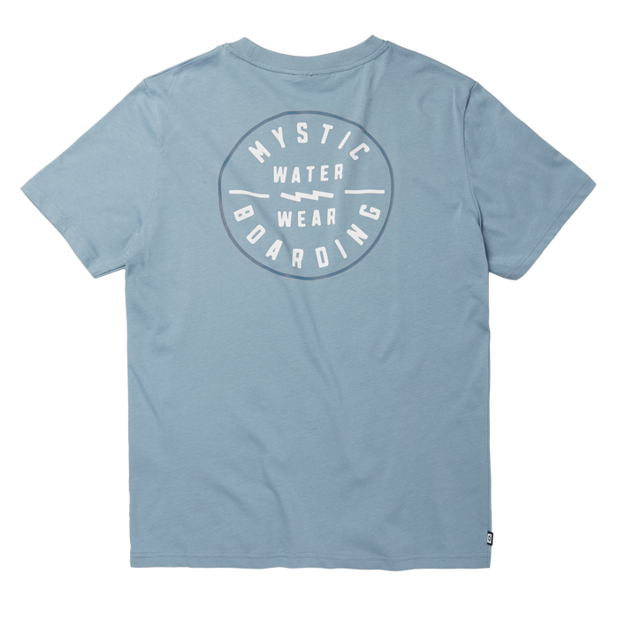 Mystic Boarding Tee-Grey Blue